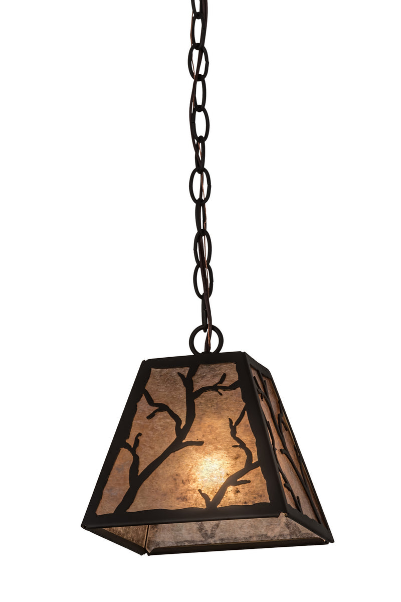 Meyda Tiffany 166549 One Light Pendant, Oil Rubbed Bronze