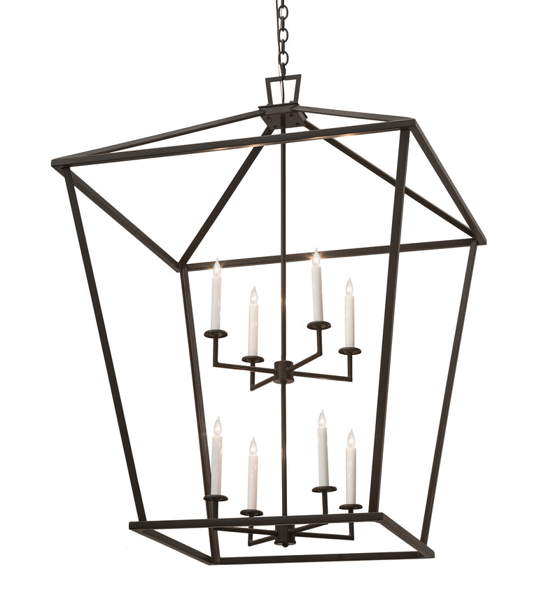 Meyda Tiffany 167205 Eight Light Pendant, Timeless Bronze