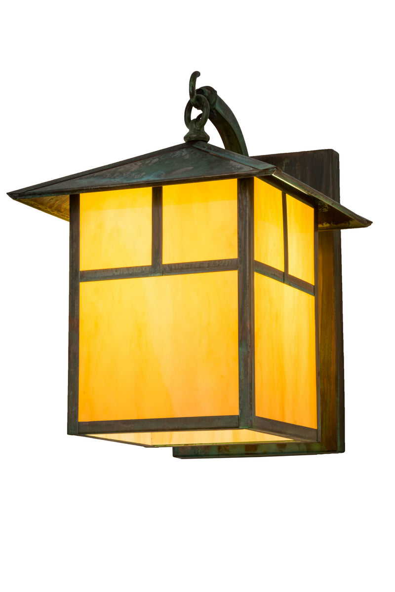 Meyda Tiffany 167896 One Light Wall Sconce, Copper Verdigris