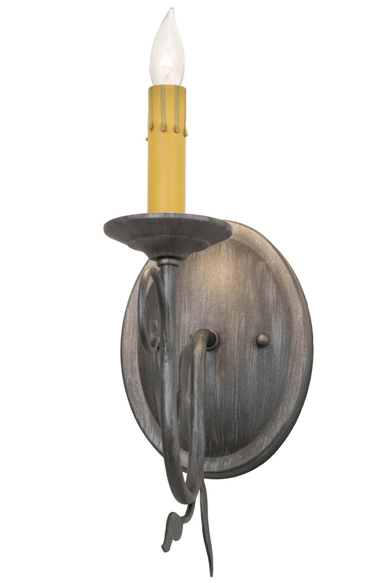 Meyda Tiffany 167907 One Light Wall Sconce, Iron Ore