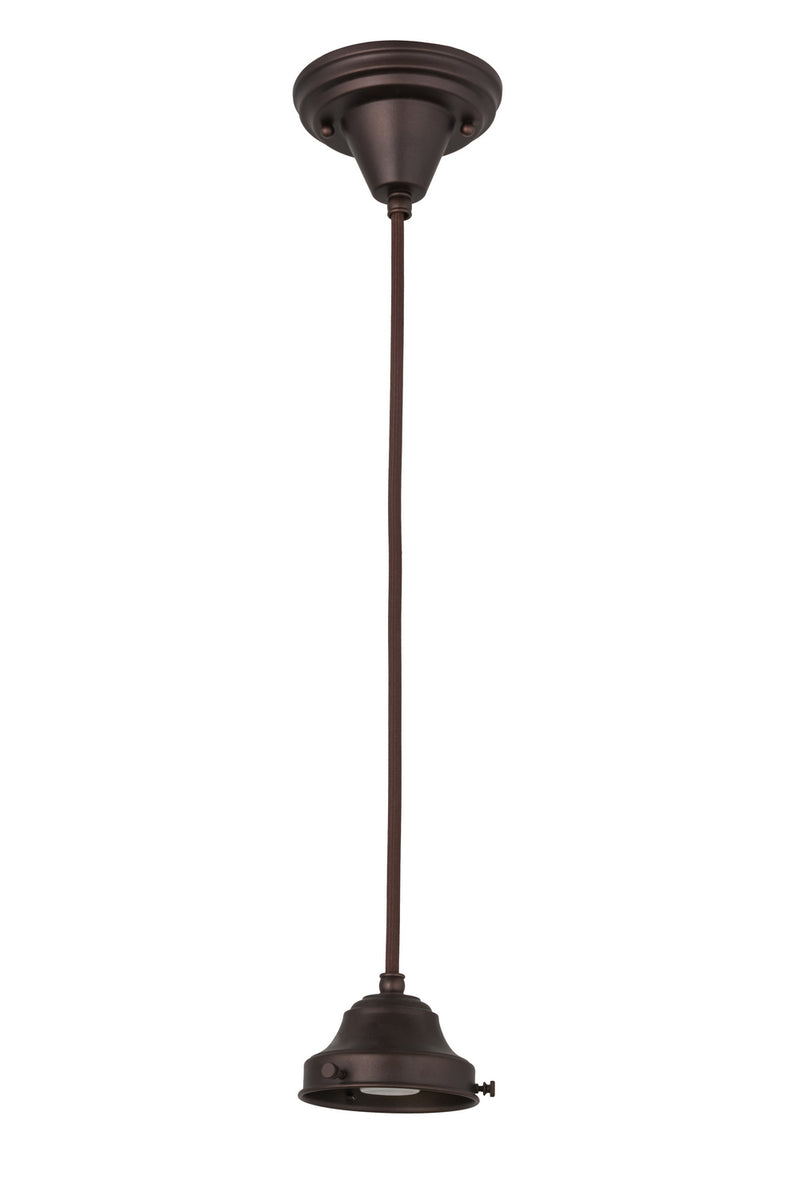 Meyda Tiffany 168508 One Light Pendant Hardware, Mahogany Bronze
