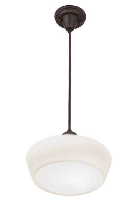 Meyda Tiffany 168595 One Light Pendant, Mahogany Bronze