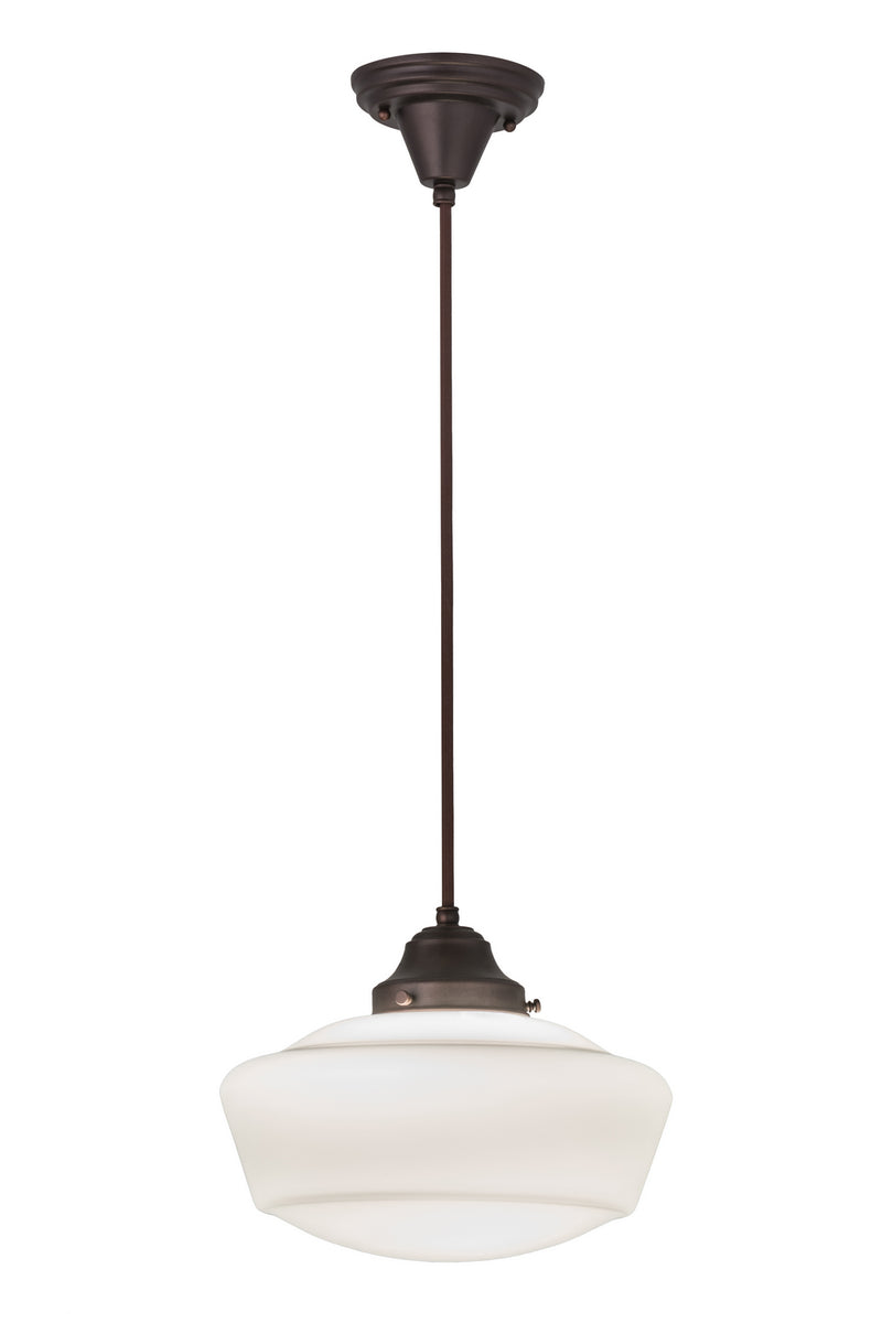 Meyda Tiffany 168597 One Light Pendant, Mahogany Bronze
