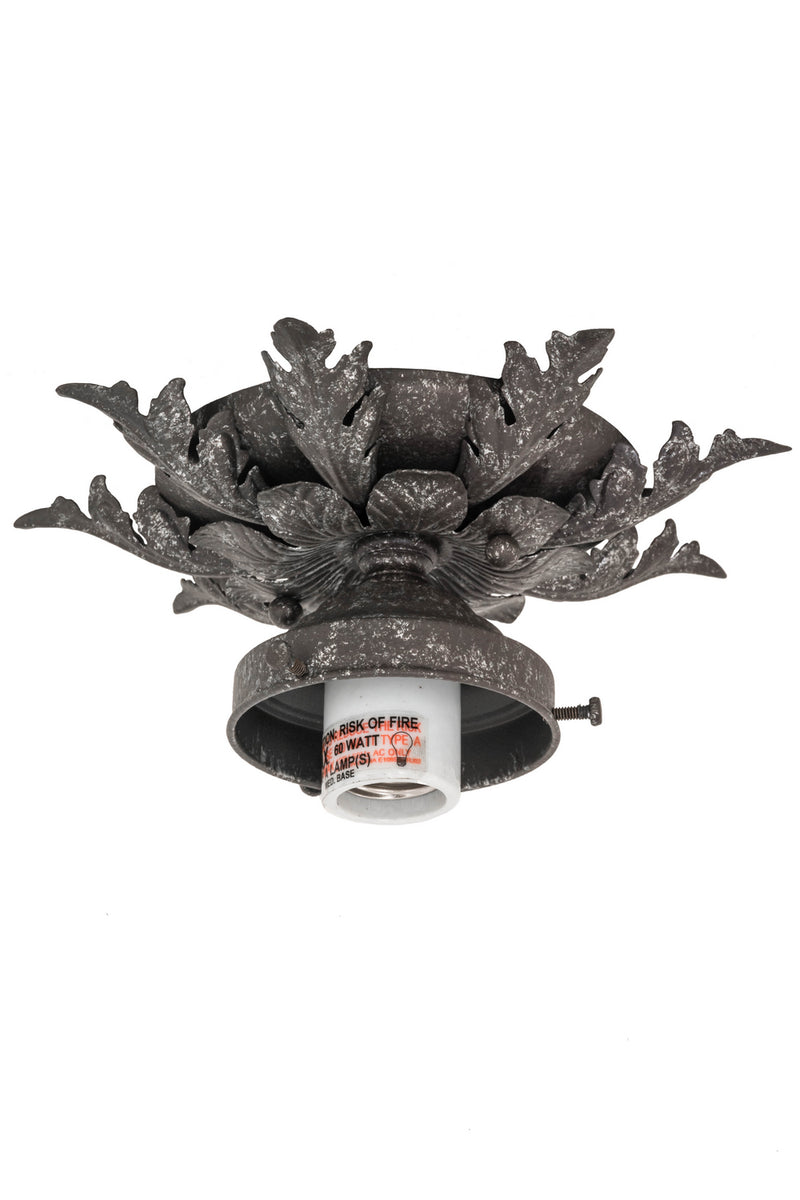 Meyda Tiffany 169000 One Light Flushmount Hardware, Antique Pewter