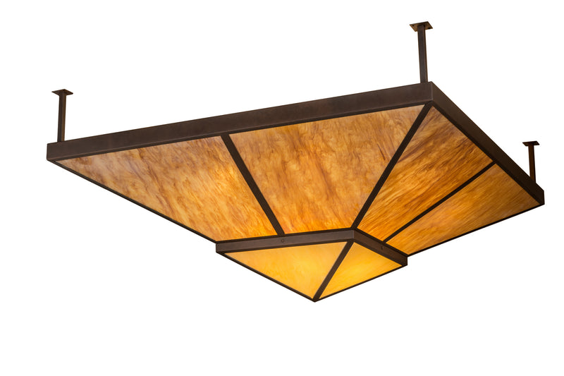 Meyda Tiffany 169767 22 Light Flushmount, Antique Rust