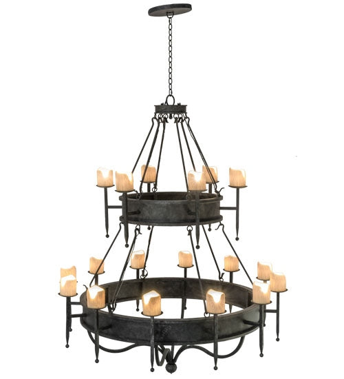 Meyda Tiffany 172299 18 Light Chandelier, Smoke