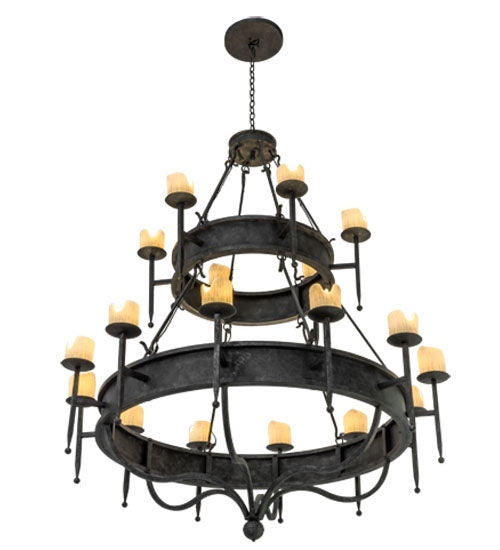 Meyda Tiffany 172299 18 Light Chandelier, Smoke