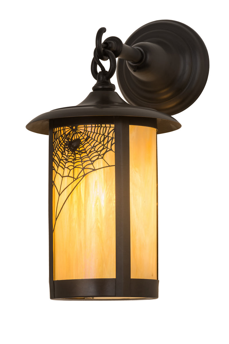 Meyda Tiffany 44279 One Light Wall Sconce, Craftsman Brown