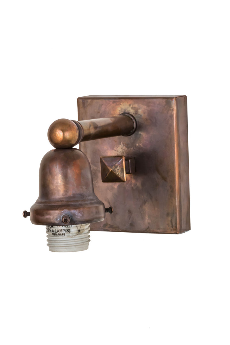 Meyda Tiffany 51801 One Light Wall Sconce, Vintage Brass