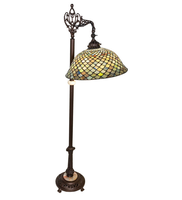Meyda Tiffany 65838 One Light Floor Lamp, Antique Copper
