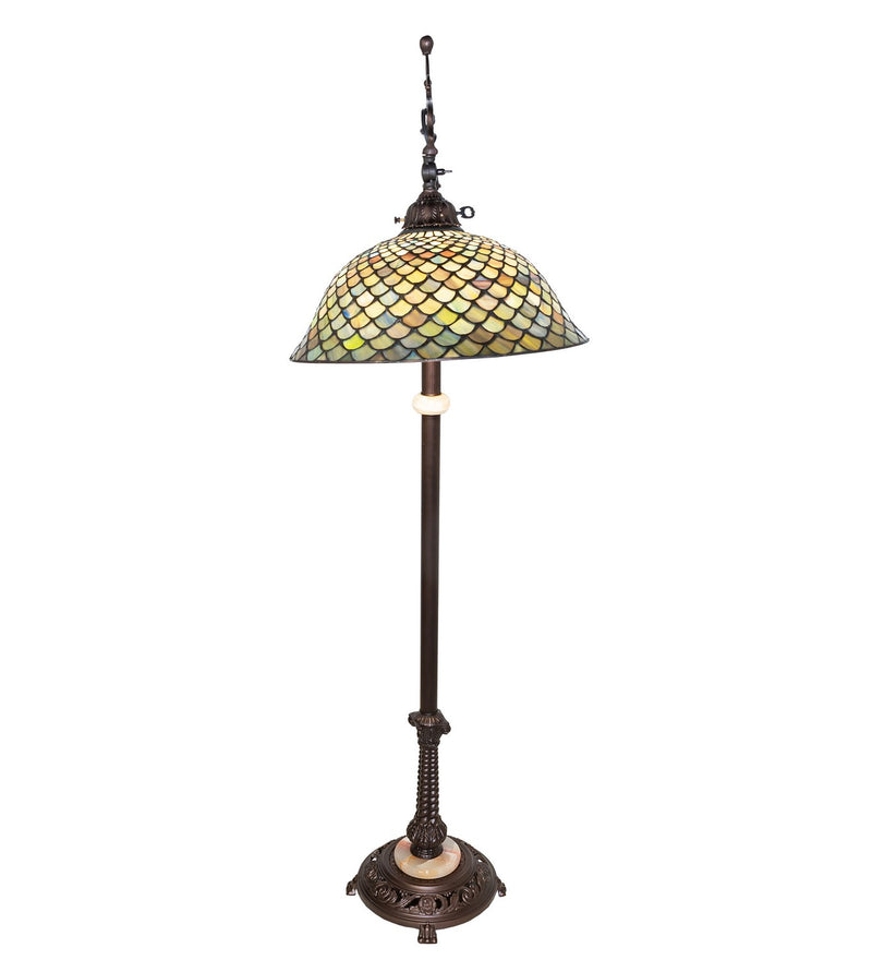Meyda Tiffany 65838 One Light Floor Lamp, Antique Copper