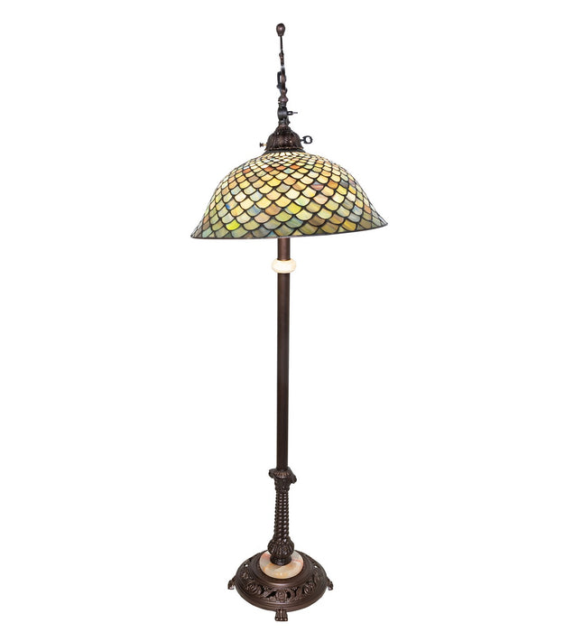 Meyda Tiffany 65838 One Light Floor Lamp, Antique Copper