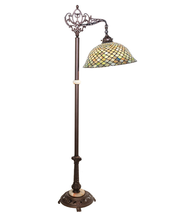 Meyda Tiffany 65838 One Light Floor Lamp, Antique Copper