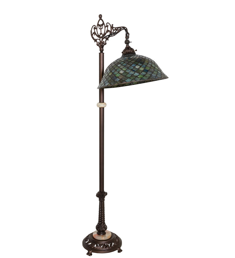 Meyda Tiffany 65838 One Light Floor Lamp, Antique Copper