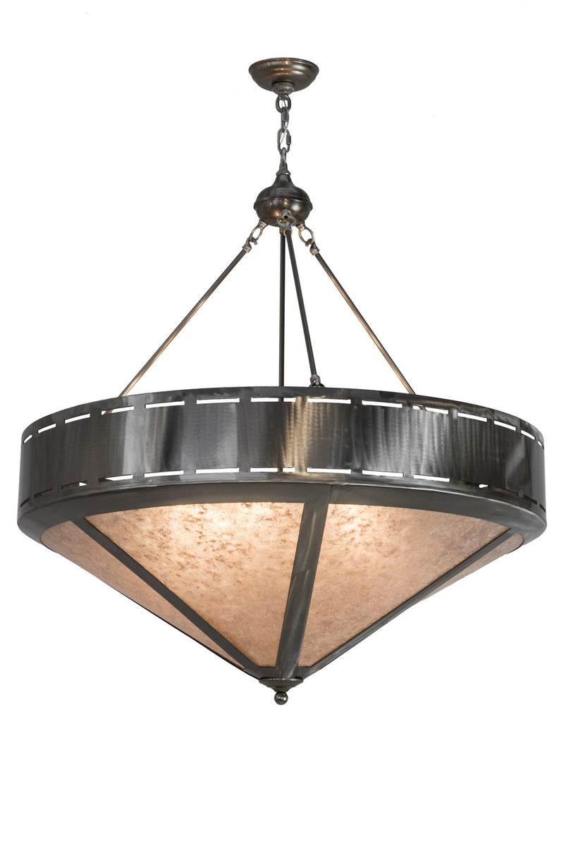 Meyda Tiffany 68317 Six Light Inverted Pendant, Steel