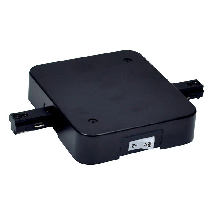 Nora Lighting NT-358B/2.5A In-Line Feed W/ Circuit Limiter, 2.5 Amps, 1 Circuit Track, Black