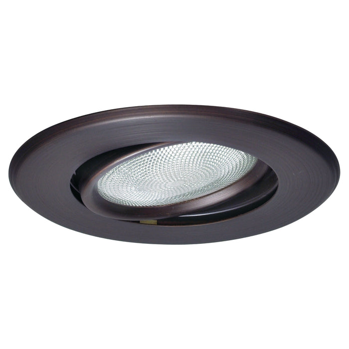 Nora Lighting NT-5060BZ 5" Par30 Adj. Gimbal Ring W/ Metal Trim, Bronze