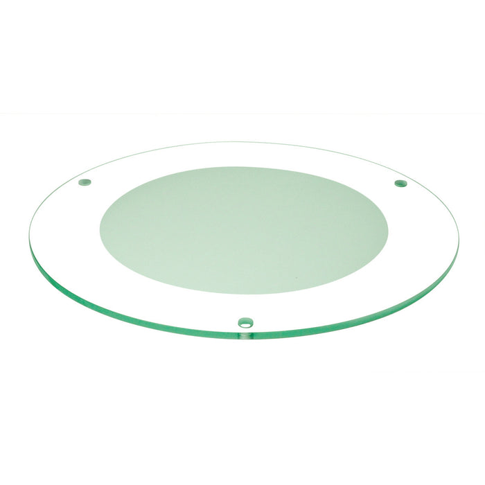 Nora Lighting NTG-8CF 8" Glass,Clear Outer ,Fr, Frosted