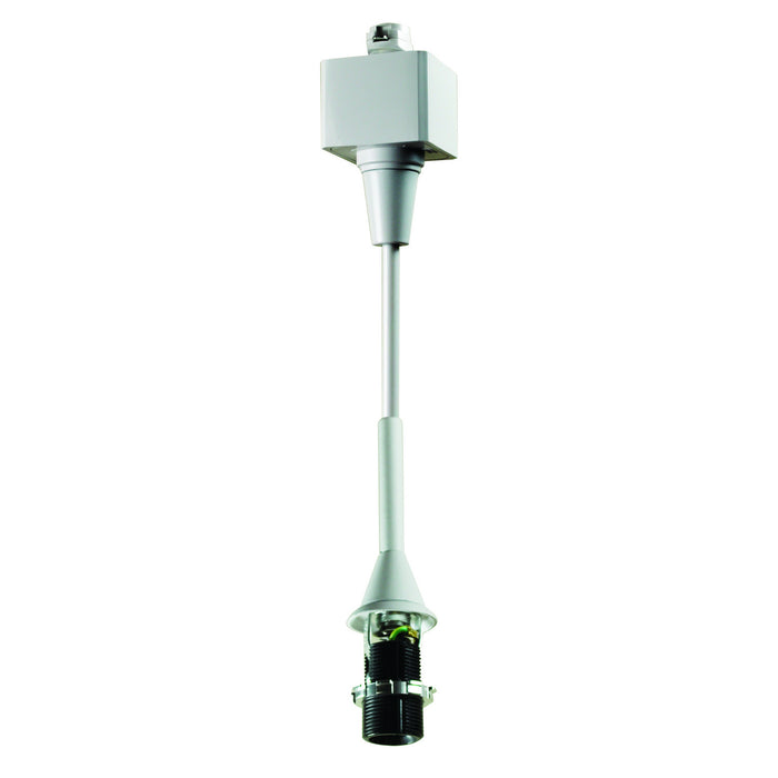 Nora Lighting NTH-160W Track Mounted Line Voltage Pendant Cord, 8'-6" Length, Candelabra Base, 60W Max,, White