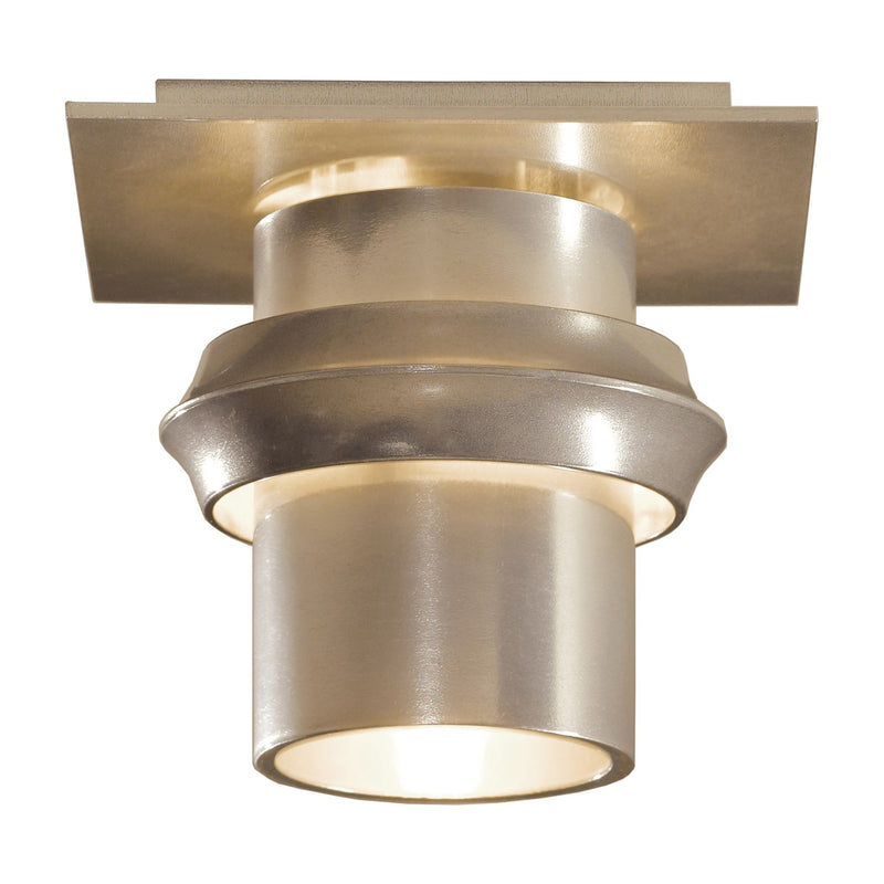 Hubbardton Forge 124910-SKT-84 One Light Semi-Flush Mount, Soft Gold