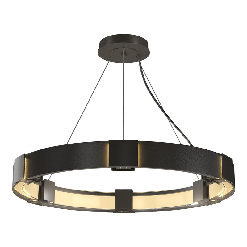 Hubbardton Forge 138585-SKT-STND-07-ZM0399 Six Light Pendant, Dark Smoke