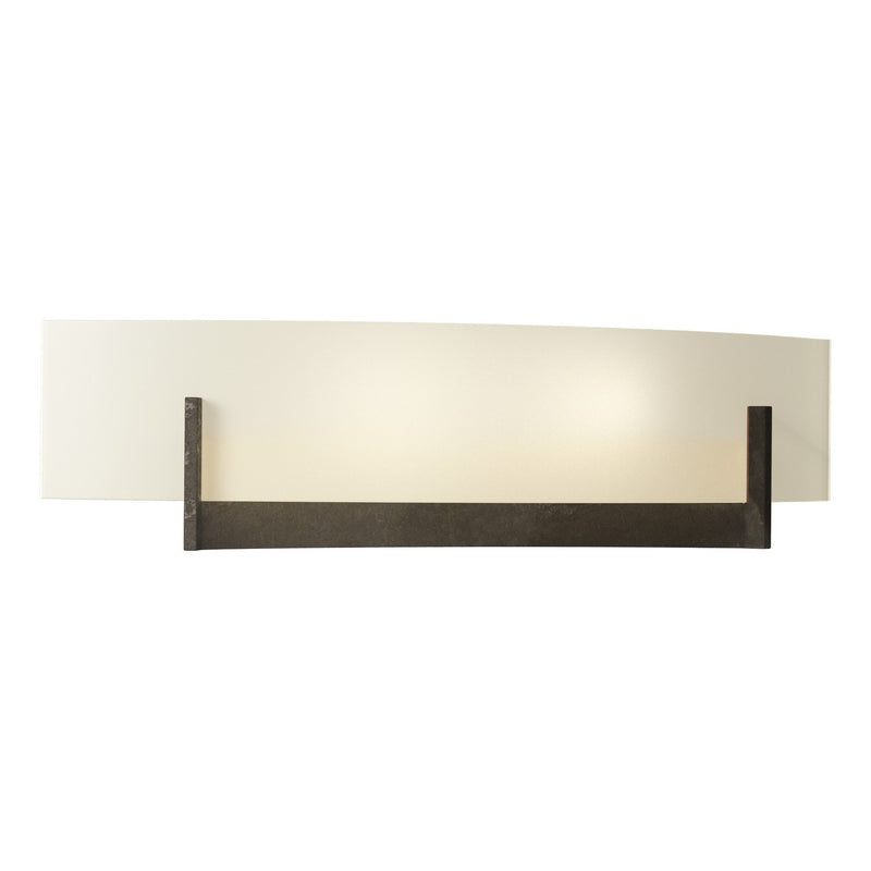 Hubbardton Forge 206401-SKT-07-GG0324 Two Light Wall Sconce, Dark Smoke