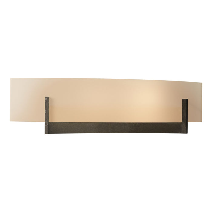 Hubbardton Forge 206401-SKT-07-SS0324 Two Light Wall Sconce, Dark Smoke