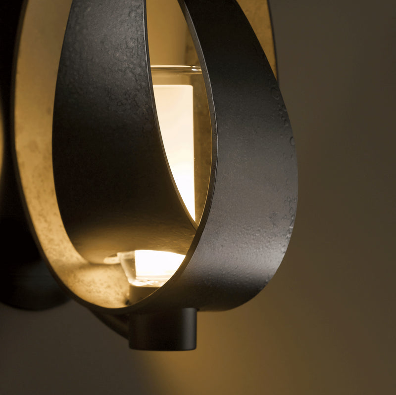 Hubbardton Forge 206503-SKT-07-YE0377 One Light Wall Sconce, Dark Smoke