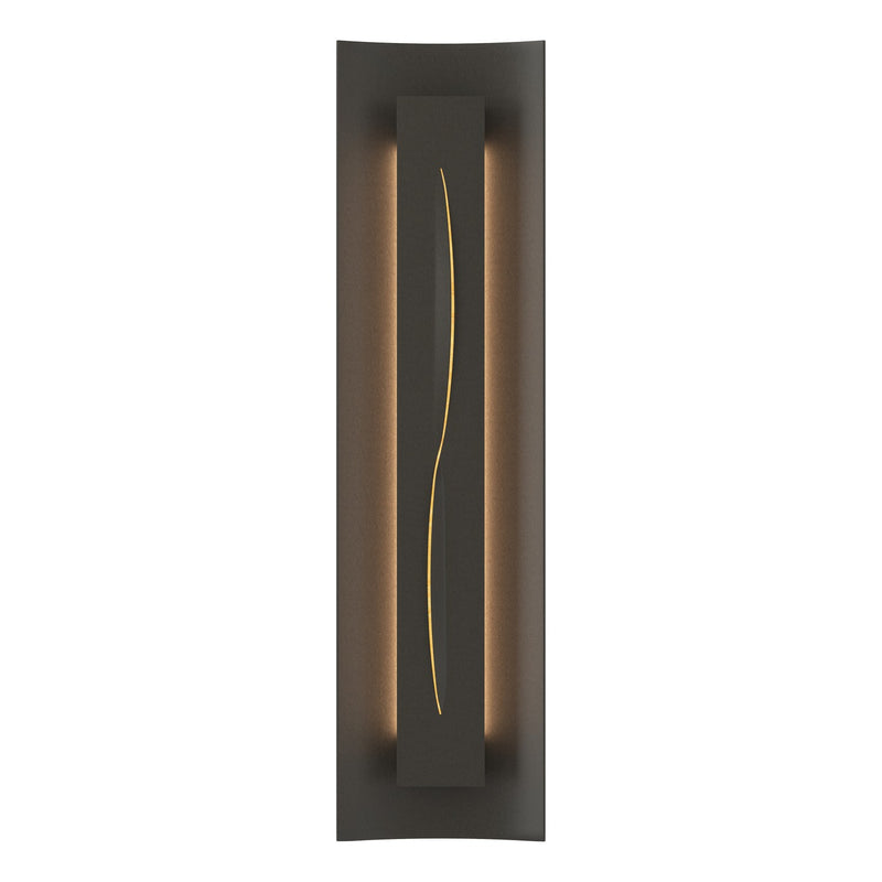 Hubbardton Forge 217640-SKT-07-FF0206 Three Light Wall Sconce, Dark Smoke