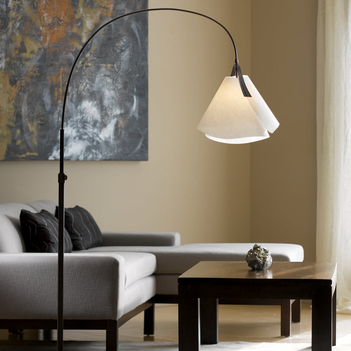 Hubbardton Forge 234505-SKT-07-SH1992 One Light Floor Lamp, Dark Smoke