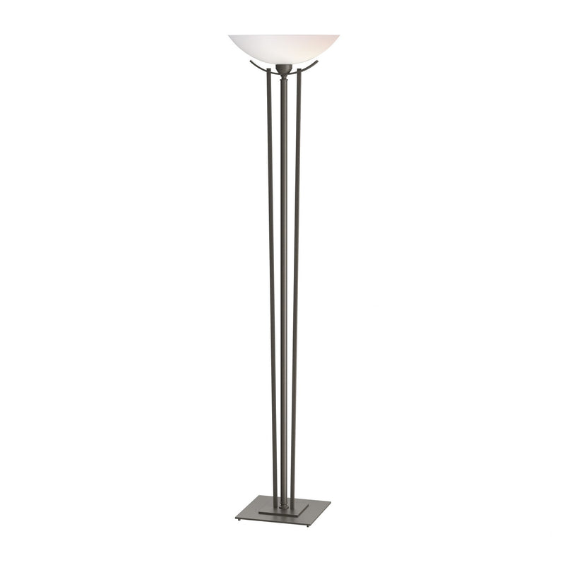 Hubbardton Forge 249642-SKT-07-GG0024 One Light Torchiere, Dark Smoke