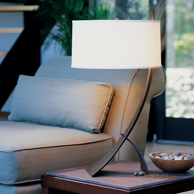 Hubbardton Forge 272666-SKT-05-SF1695 One Light Table Lamp, Bronze