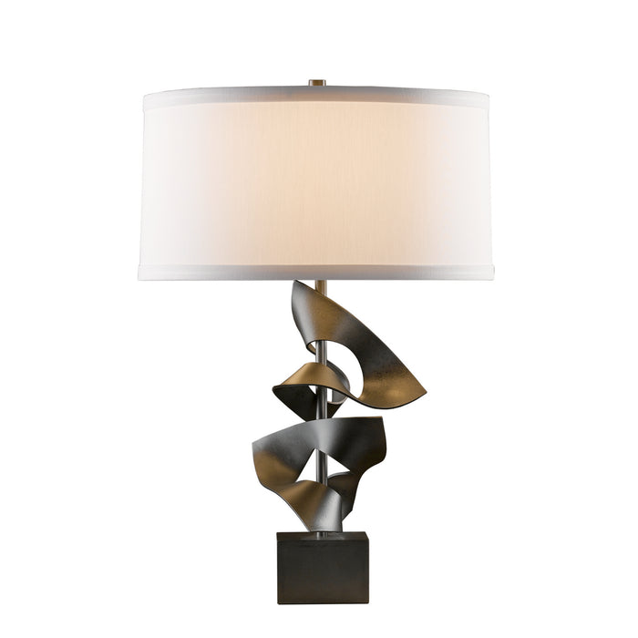 Hubbardton Forge 273050-SKT-07-SF1695 One Light Table Lamp, Dark Smoke