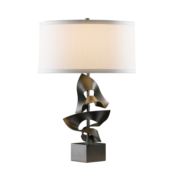 Hubbardton Forge 273050-SKT-07-SF1695 One Light Table Lamp, Dark Smoke