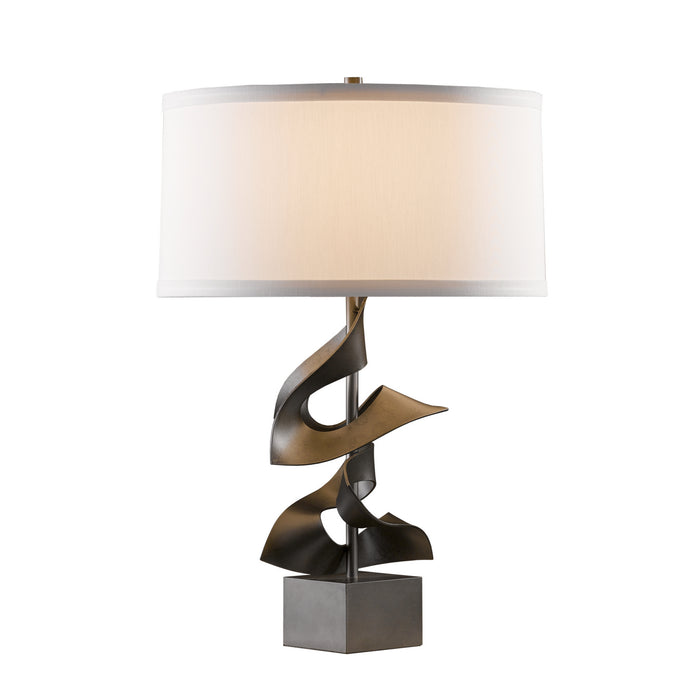 Hubbardton Forge 273050-SKT-07-SF1695 One Light Table Lamp, Dark Smoke