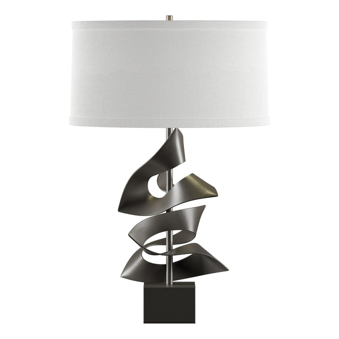 Hubbardton Forge 273050-SKT-07-SF1695 One Light Table Lamp, Dark Smoke
