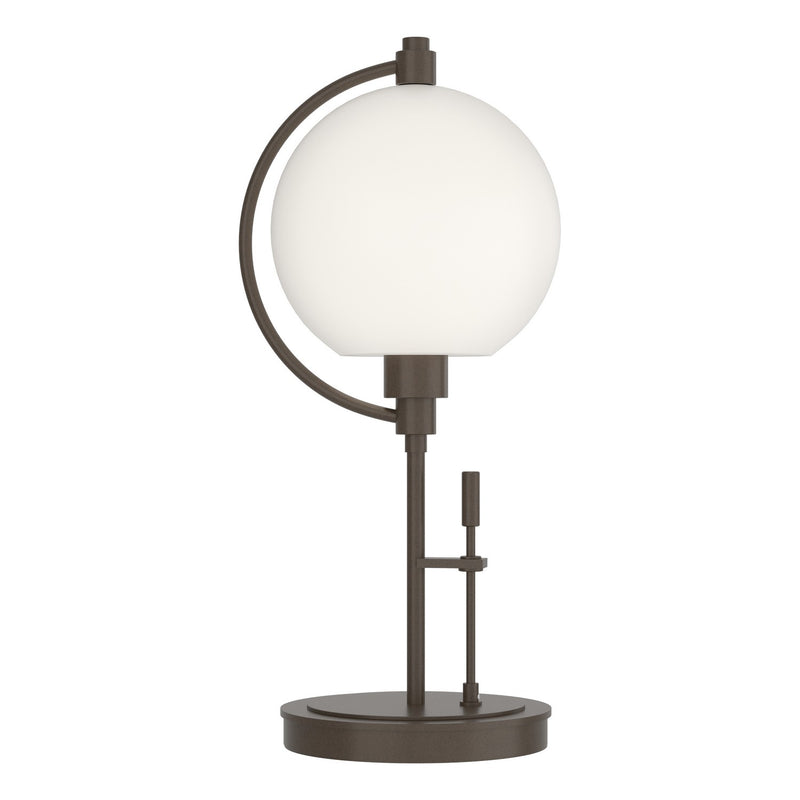 Hubbardton Forge 274120-SKT-05-GG0384 One Light Table Lamp, Bronze