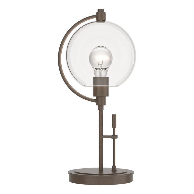 Hubbardton Forge 274120-SKT-05-ZM0384 One Light Table Lamp, Bronze