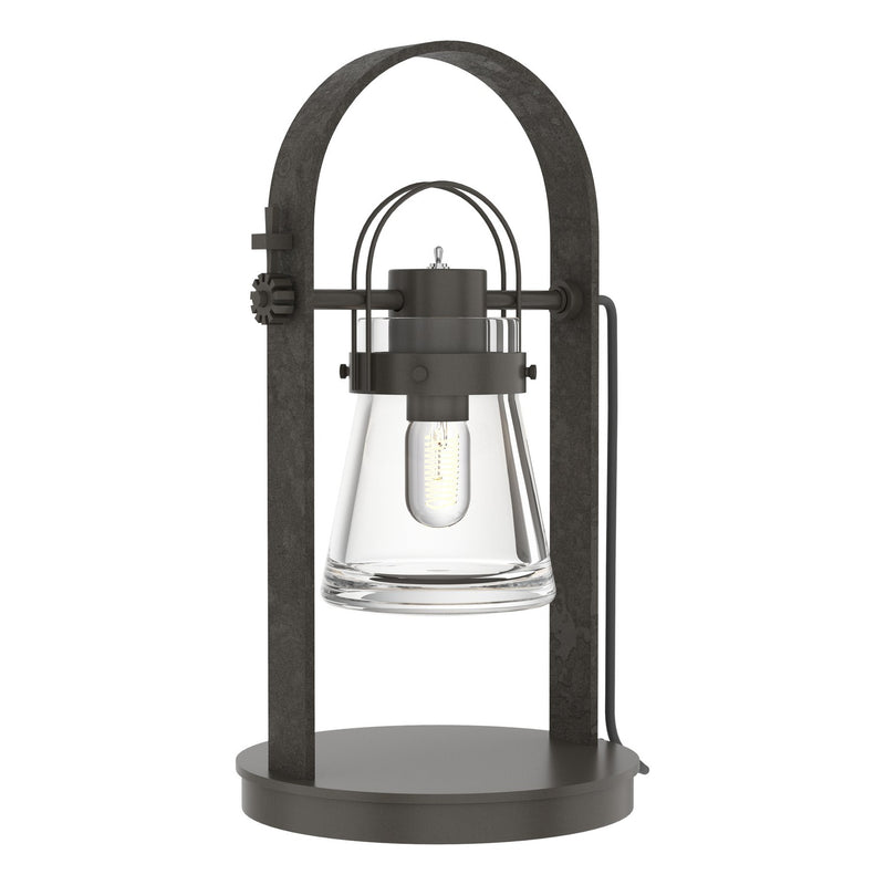 Hubbardton Forge 277810-SKT-07-ZM0467 One Light Table Lamp, Dark Smoke