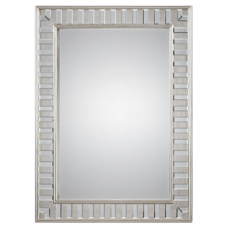 Uttermost 09046 Mirror, Antiqued Silver Leaf