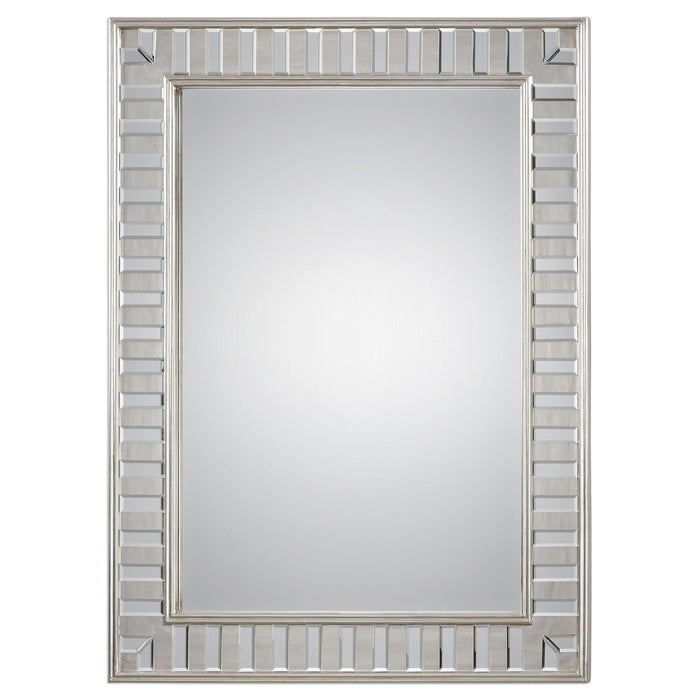 Uttermost 09046 Mirror, Antiqued Silver Leaf