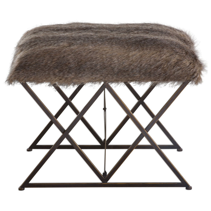 Uttermost 23277 Bench, Brown Tones