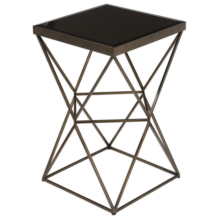 Uttermost 24614 Accent Table, Antique Bronze