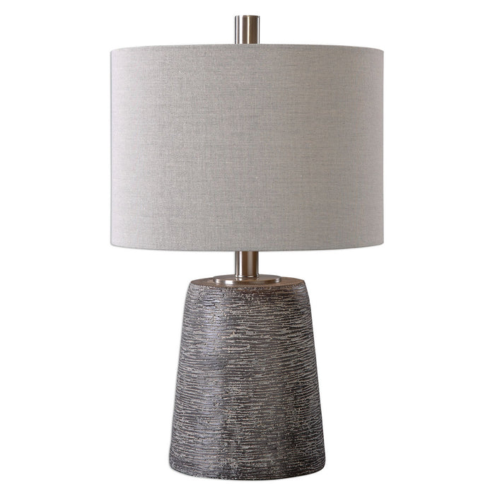 Uttermost 27160-1 One Light Table Lamp, Dark Rustic Bronze