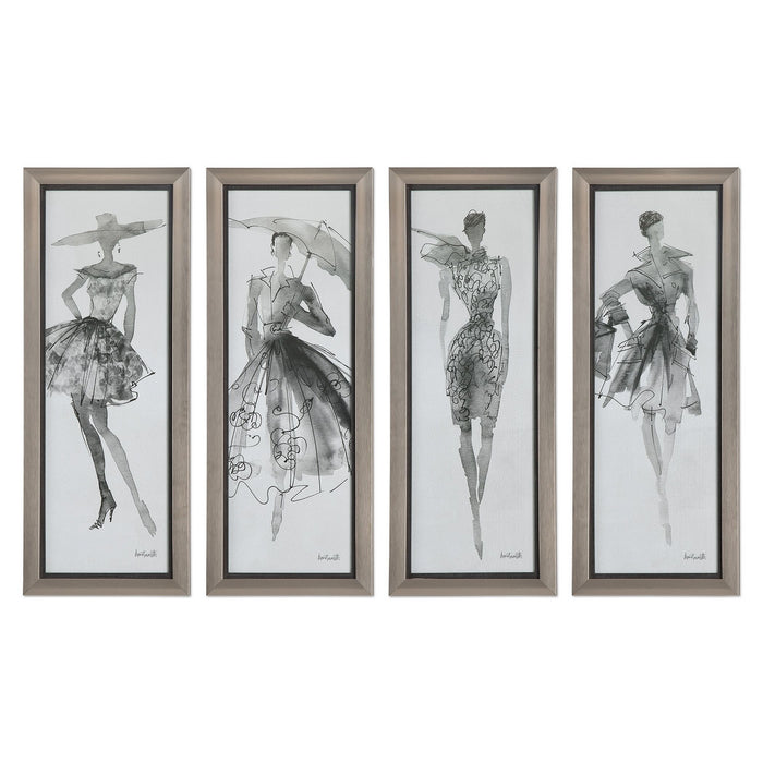 Uttermost 33624 Wall Art, Champagne Silver