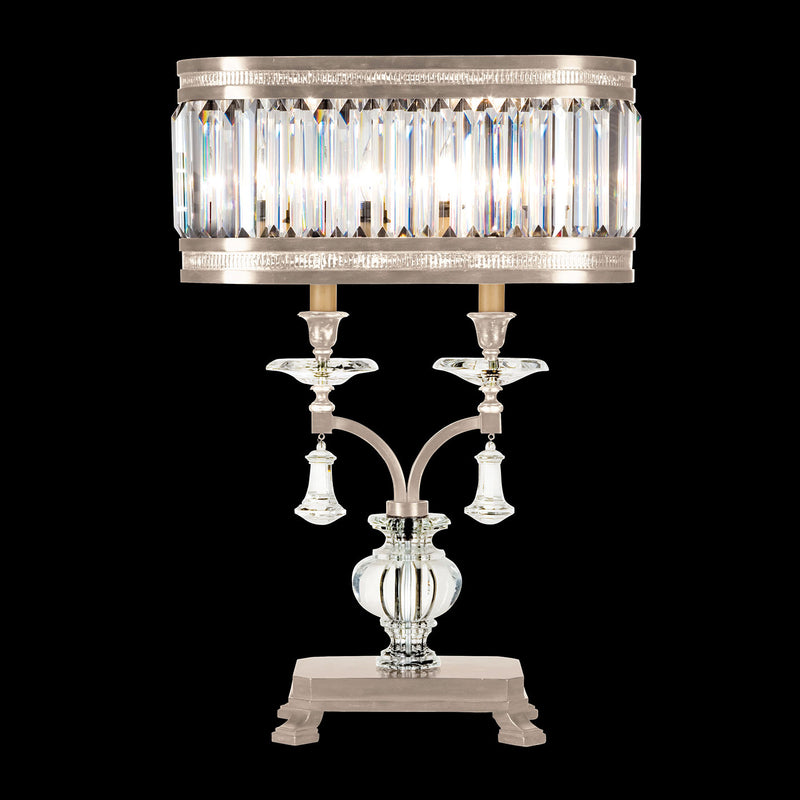 Fine Art 606010-2ST Two Light Table Lamp, Silver