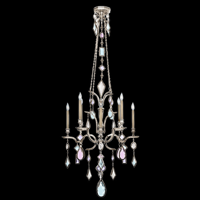 Fine Art 725440-1ST Eight Light Chandelier, Silver