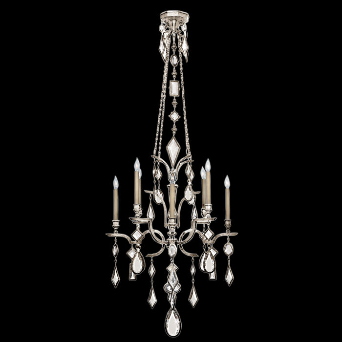 Fine Art 725440-3ST Eight Light Chandelier, Silver