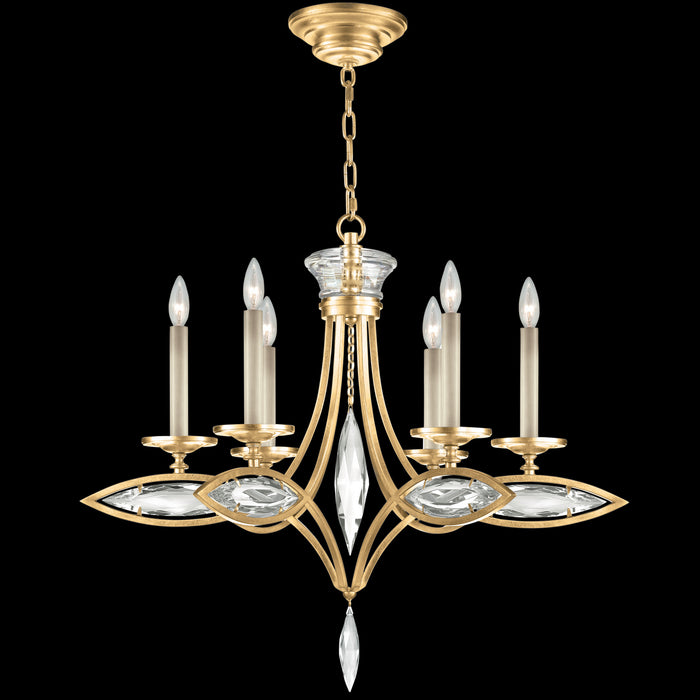 Fine Art 843540-22ST Six Light Chandelier, Gold