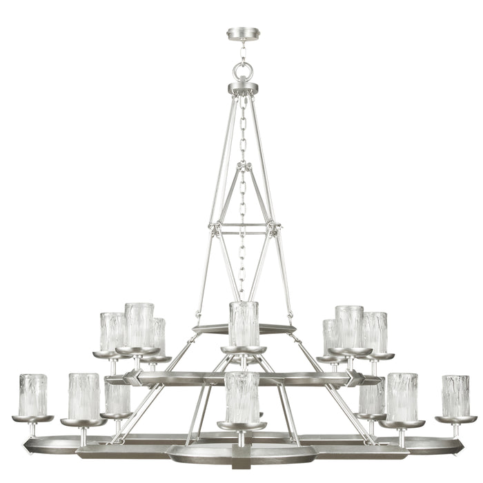 Fine Art 860540-2ST 16 Light Chandelier, Silver